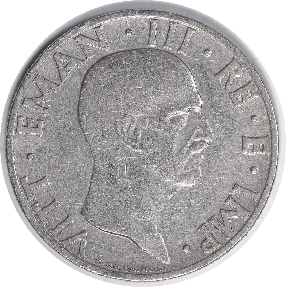 1936 Italy 50 Centesimi KM76 Silver Coin Uncertified: 1936 Italy 50 Centesimi KM76 Silver Coin Uncertified This 1936 Italy 50 Centesimi coin (KM76) is a remarkable piece made of silver, showcasing a grade of Extremely Fine (XF). Its circulated condition 