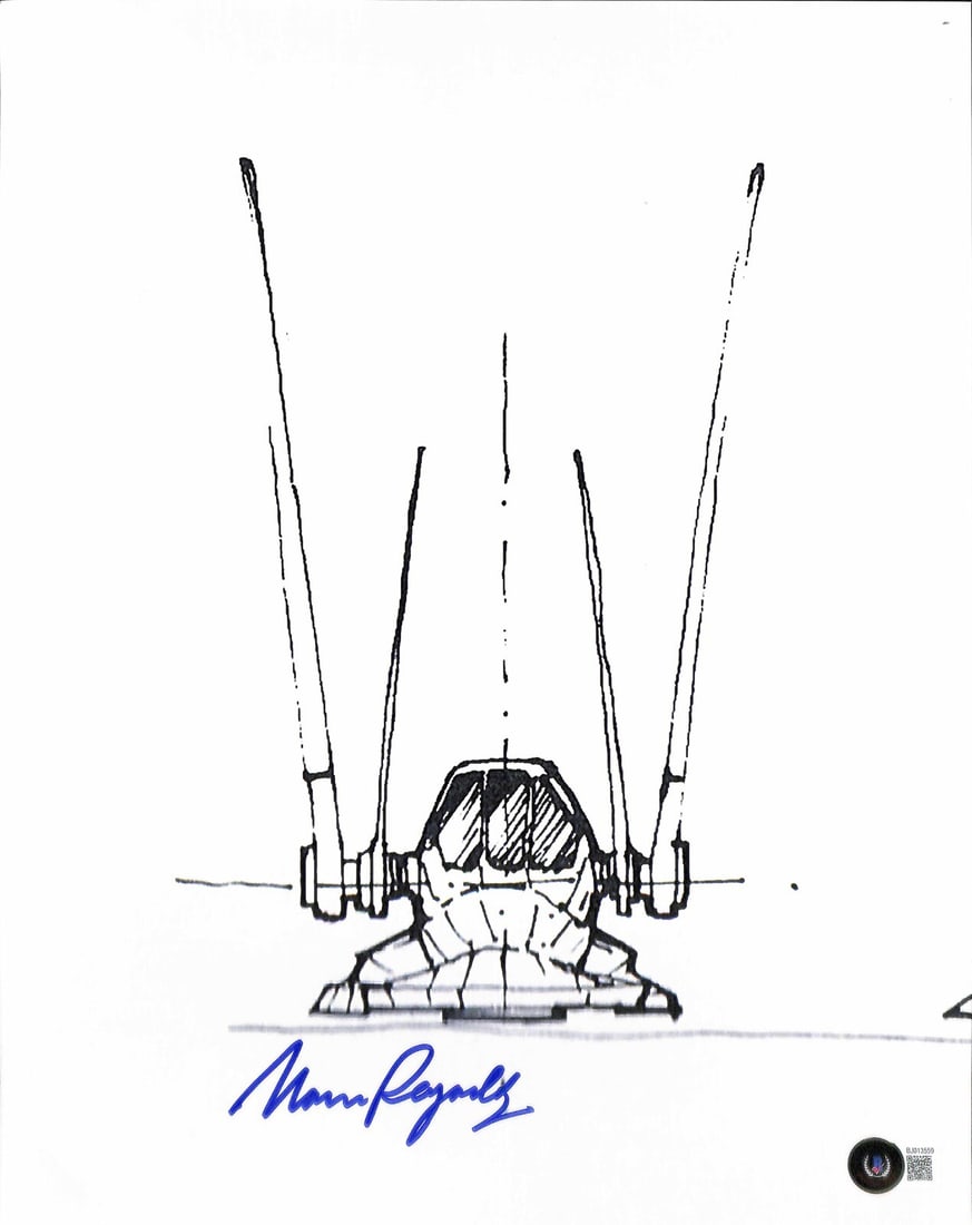 11x14 Star Wars Shuttle Concept Photo Signed by Norman Reynolds Beckett Authenticated (1 of 1)