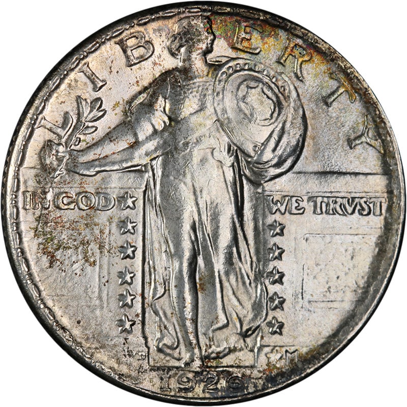 1926-D Standing Liberty Silver Quarter Choice BU (1 of 2)