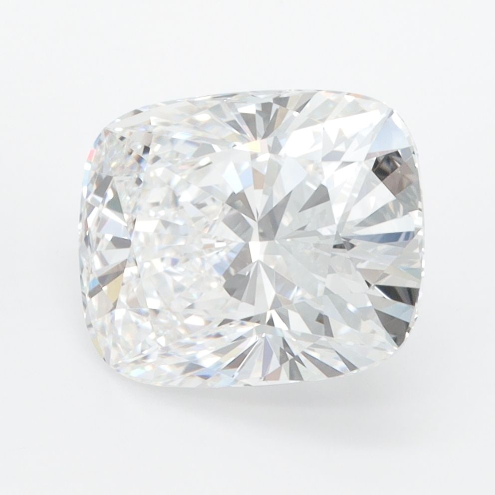 Loose Diamond - CUSHION MODIFIED 3.37ct E IF: Loose Diamond - CUSHION MODIFIED 3.37ct E IF Source: This is a real non-mined Diamond that has been grown in a lab Shape: CUSHION MODIFIED Carats: 3.37 Color: E Clarity: IF Certification: IGI Video: