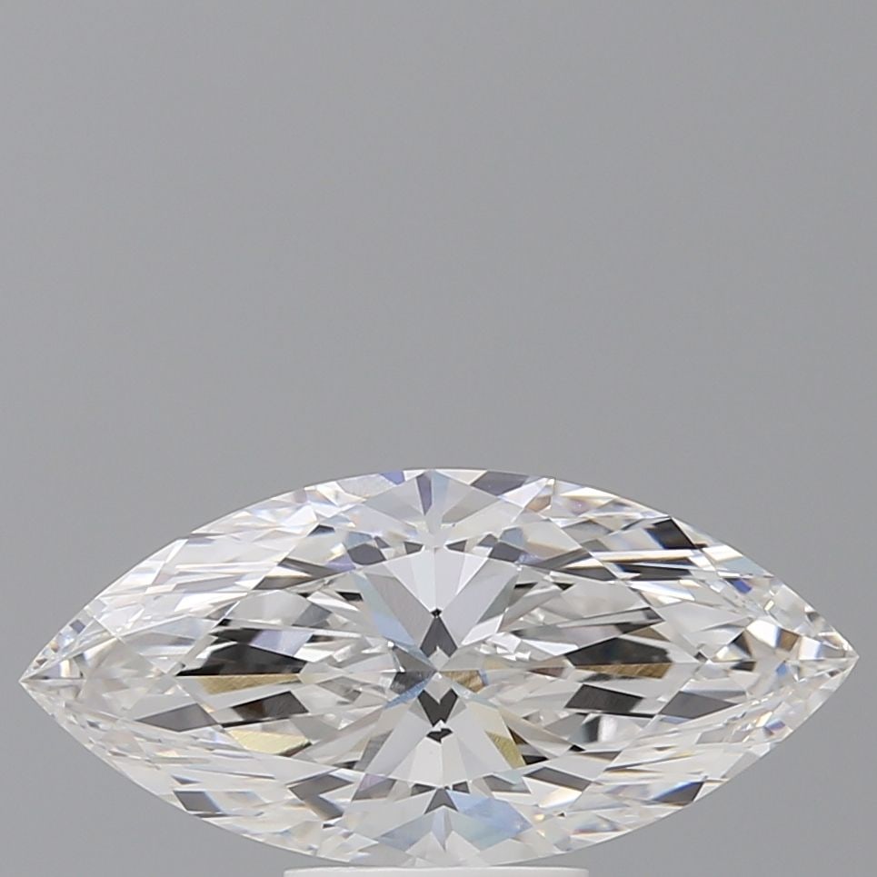 Loose Diamond - MARQUISE 3.6ct E VVS2: Loose Diamond - MARQUISE 3.6ct E VVS2 Source: This is a real non-mined Diamond that has been grown in a lab Shape: MARQUISE Carats: 3.6 Color: E Clarity: VVS2 Certification: IGI Video: Video Link