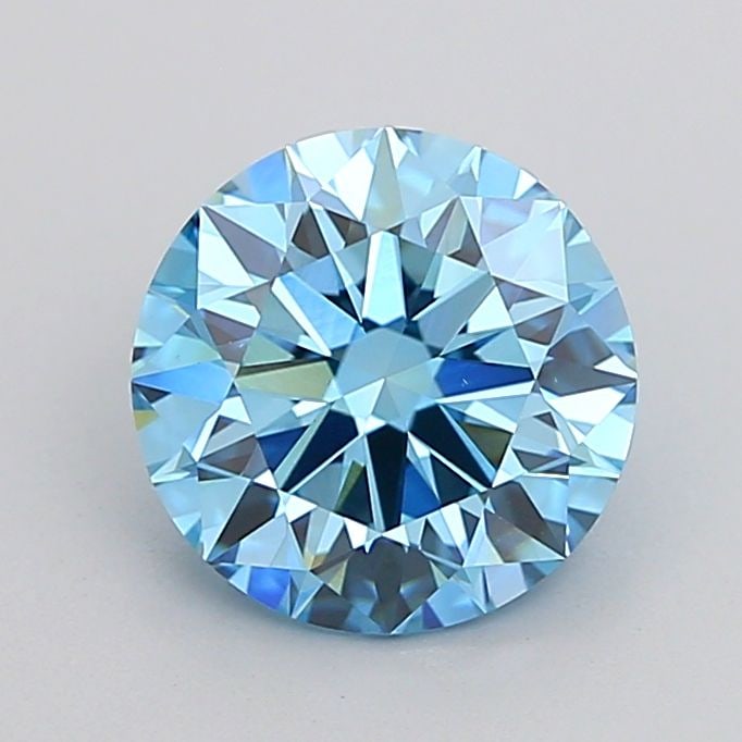 Ideal Loose Diamond - ROUND 2.0ct Fancy Vivid Blue VS2: Ideal Loose Diamond - ROUND 2.0ct Fancy Vivid Blue VS2 Source: This is a real non-mined Diamond that has been grown in a lab Shape: ROUND Carats: 2.0 Color: Fancy Vivid Blue Certification: IGI Video: