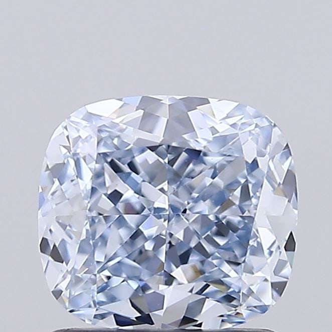 Loose Diamond - CUSHION MODIFIED 1.28ct Fancy Blue VVS2: Loose Diamond - CUSHION MODIFIED 1.28ct Fancy Blue VVS2 Source: This is a real non-mined Diamond that has been grown in a lab Shape: CUSHION MODIFIED Carats: 1.28 Color: Fancy Blue Certification: IGI