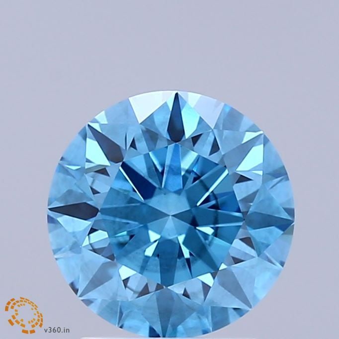 Ideal Loose Diamond - ROUND 2.04ct Fancy Vivid Blue SI1: Ideal Loose Diamond - ROUND 2.04ct Fancy Vivid Blue SI1 Source: This is a real non-mined Diamond that has been grown in a lab Shape: ROUND Carats: 2.04 Color: Fancy Vivid Blue Certification: IGI
