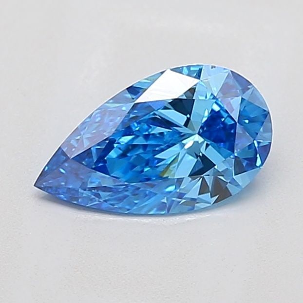 Loose Diamond - PEAR 0.91ct Fancy Vivid Blue VS1: Loose Diamond - PEAR 0.91ct Fancy Vivid Blue VS1 Source: This is a real non-mined Diamond that has been grown in a lab Shape: PEAR Carats: 0.91 Color: Fancy Vivid Blue Certification: IGI Video: Video