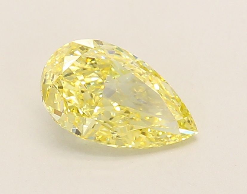 Loose Diamond - PEAR 1.1ct Fancy Vivid Yellow VS2: Loose Diamond - PEAR 1.1ct Fancy Vivid Yellow VS2 Source: This is a real non-mined Diamond that has been grown in a lab Shape: PEAR Carats: 1.1 Color: Fancy Vivid Yellow Certification: IGI Video: