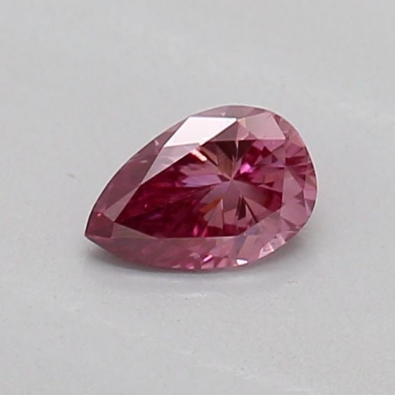 Loose Diamond - PEAR 0.15ct Fancy Vivid Pink SI1: Loose Diamond - PEAR 0.15ct Fancy Vivid Pink SI1 Source: This is a real non-mined Diamond that has been grown in a lab Shape: PEAR Carats: 0.15 Color: Fancy Vivid Pink Certification: IGI Additional im