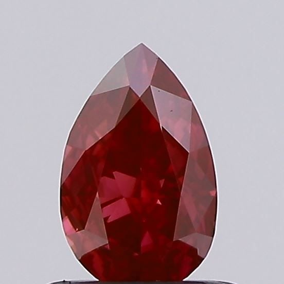 Loose Diamond - PEAR 0.52ct Fancy Vivid Red VVS2: Loose Diamond - PEAR 0.52ct Fancy Vivid Red VVS2 Source: This is a real non-mined Diamond that has been grown in a lab Shape: PEAR Carats: 0.52 Color: Fancy Vivid Red Certification: NONE Video: