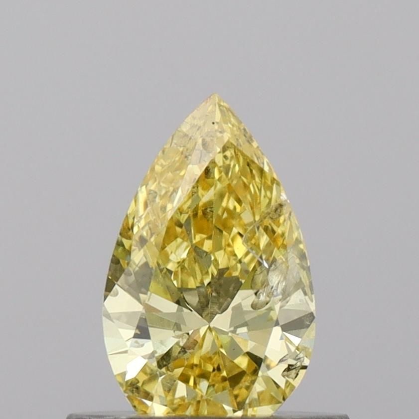Loose Diamond - PEAR 0.52ct Fancy Intense Yellow SI2: Loose Diamond - PEAR 0.52ct Fancy Intense Yellow SI2 Source: This is a real non-mined Diamond that has been grown in a lab Shape: PEAR Carats: 0.52 Color: Fancy Intense Yellow Certification: IGI Video