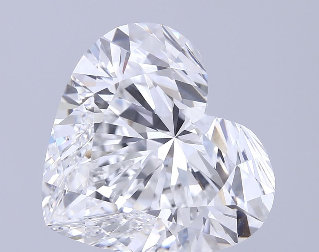 Loose Diamond - HEART 11.06ct E VVS2: Loose Diamond - HEART 11.06ct E VVS2 Source: This is a real non-mined Diamond that has been grown in a lab Shape: HEART Carats: 11.06 Color: E Clarity: VVS2 Certification: IGI Video: