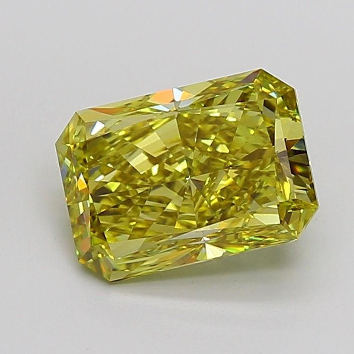 Loose Diamond - RADIANT 5.01ct Fancy Vivid Yellow VS1: Loose Diamond - RADIANT 5.01ct Fancy Vivid Yellow VS1 Source: This is a real non-mined Diamond that has been grown in a lab Shape: RADIANT Carats: 5.01 Color: Fancy Vivid Yellow Certification: IGI Vid