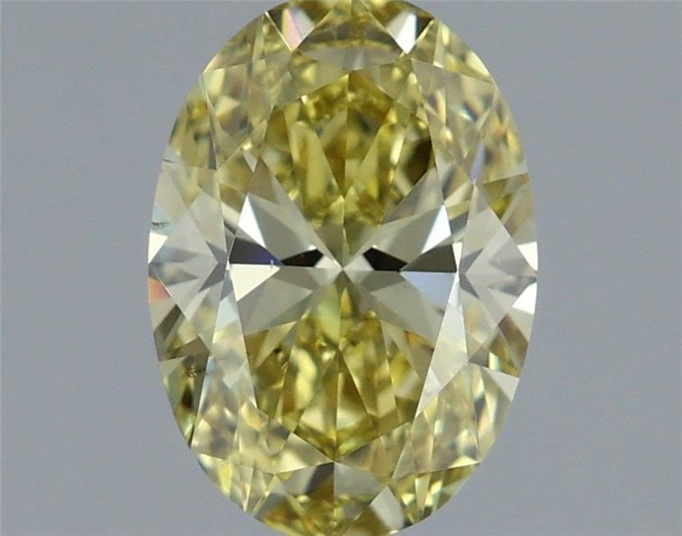 Loose Diamond - OVAL 1.09ct Fancy Intense Yellow VS2: Loose Diamond - OVAL 1.09ct Fancy Intense Yellow VS2 Source: This is a real non-mined Diamond that has been grown in a lab Shape: OVAL Carats: 1.09 Color: Fancy Intense Yellow Certification: IGI Video