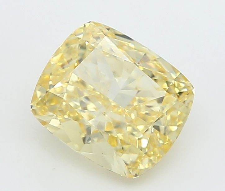 Loose Diamond - CUSHION MODIFIED 1.71ct Fancy Intense Yellow VVS2: Loose Diamond - CUSHION MODIFIED 1.71ct Fancy Intense Yellow VVS2 Source: This is a real non-mined Diamond that has been grown in a lab Shape: CUSHION MODIFIED Carats: 1.71 Color: Fancy Intense Yellow
