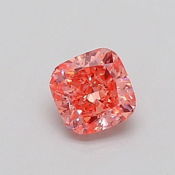 Loose Diamond - CUSHION MODIFIED 0.42ct Fancy Vivid Pink SI2: Loose Diamond - CUSHION MODIFIED 0.42ct Fancy Vivid Pink SI2 Source: This is a real non-mined Diamond that has been grown in a lab Shape: CUSHION MODIFIED Carats: 0.42 Color: Fancy Vivid Pink Certific