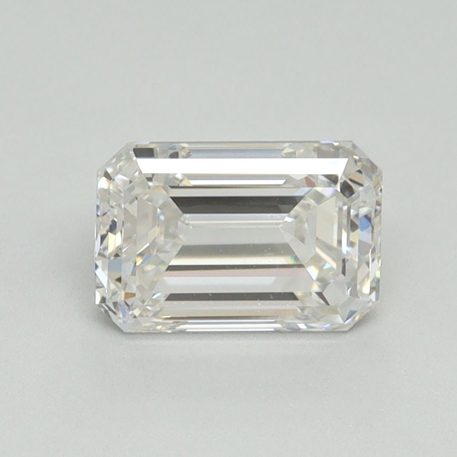 Loose Diamond - EMERALD 1.52ct E VS1: Loose Diamond - EMERALD 1.52ct E VS1 Source: This is a real non-mined Diamond that has been grown in a lab Shape: EMERALD Carats: 1.52 Color: E Clarity: VS1 Certification: NONE Video: Video Link