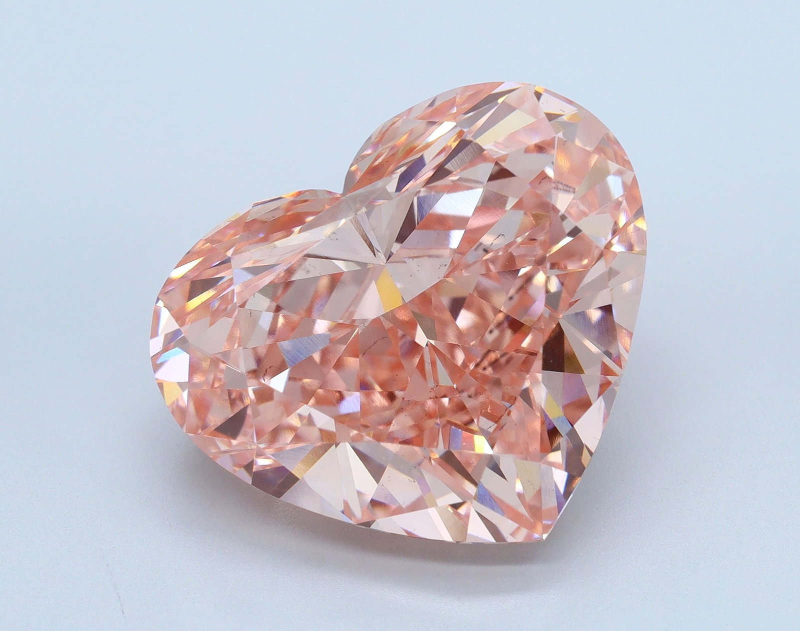 Loose Diamond - HEART 16.1ct Fancy Vivid Pink VS1: Loose Diamond - HEART 16.1ct Fancy Vivid Pink VS1 Source: This is a real non-mined Diamond that has been grown in a lab Shape: HEART Carats: 16.1 Color: Fancy Vivid Pink Certification: IGI Video:
