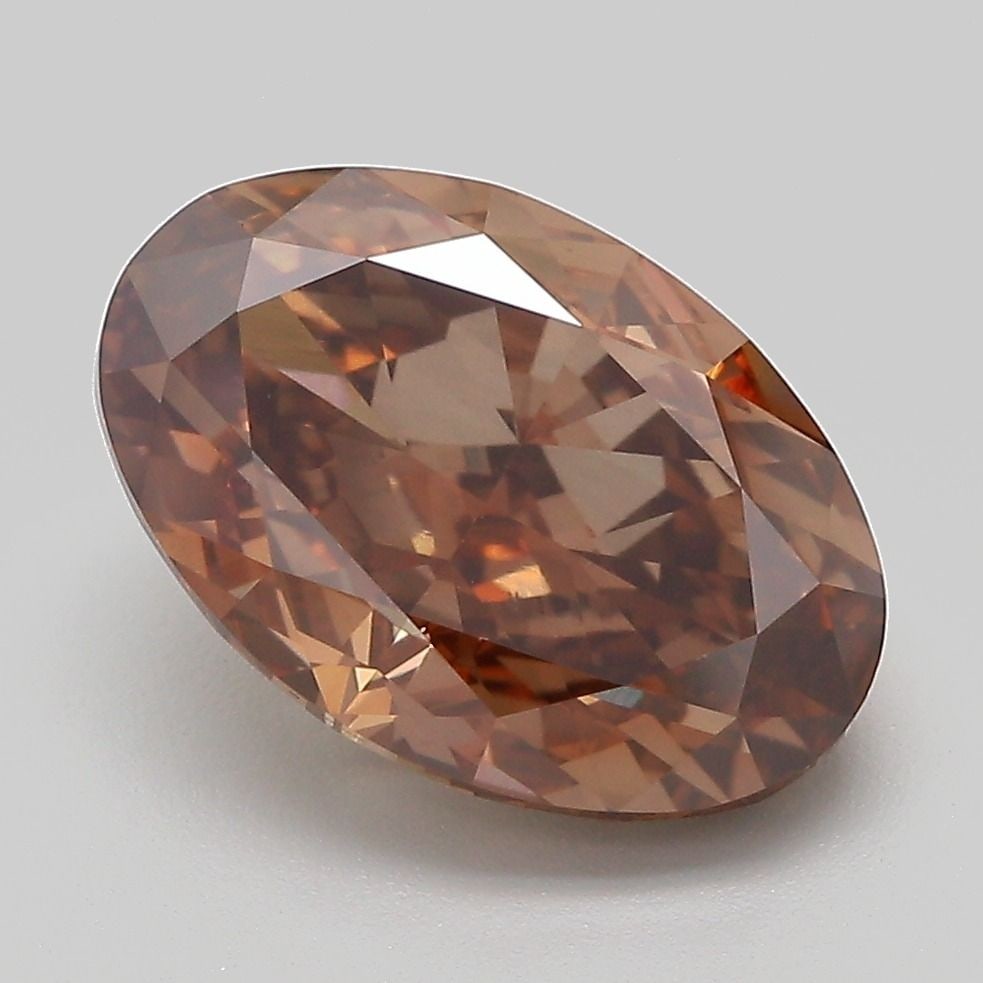 Loose Diamond - OVAL 4.21ct Fancy Deep Brown VS1: Loose Diamond - OVAL 4.21ct Fancy Deep Brown VS1 Source: This is a real non-mined Diamond that has been grown in a lab Shape: OVAL Carats: 4.21 Color: Fancy Deep Brown Certification: IGI Video: