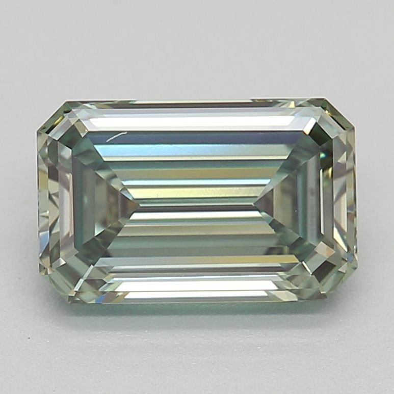 Loose Diamond - EMERALD 0.94ct Fancy Intense Green VS1: Loose Diamond - EMERALD 0.94ct Fancy Intense Green VS1 Source: This is a real non-mined Diamond that has been grown in a lab Shape: EMERALD Carats: 0.94 Color: Fancy Intense Green Certification: IGI