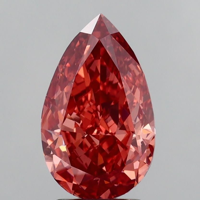 Loose Diamond - PEAR 3.28ct Fancy Vivid Brown Pink VS1: Loose Diamond - PEAR 3.28ct Fancy Vivid Brown Pink VS1 Source: This is a real non-mined Diamond that has been grown in a lab Shape: PEAR Carats: 3.28 Color: Fancy Vivid Brown Pink Certification: IGI