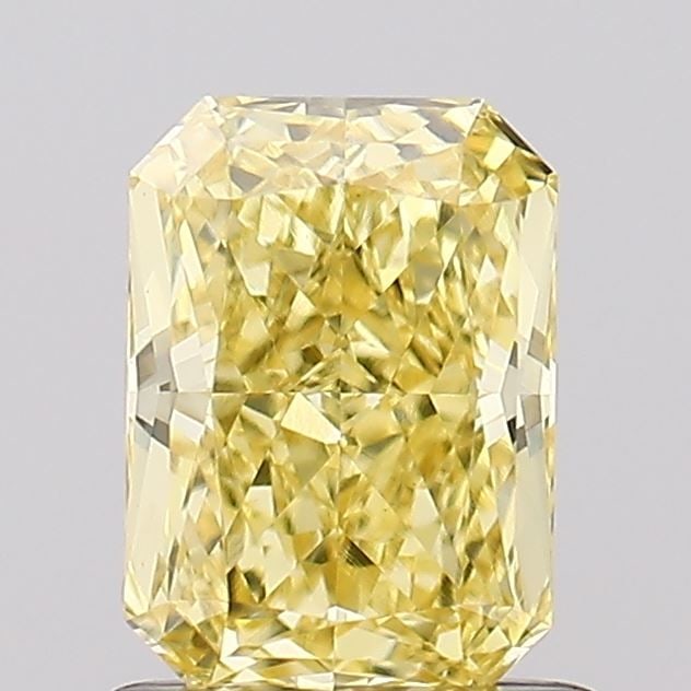 Loose Diamond - RADIANT 1.02ct Fancy Intense Yellow VVS2: Loose Diamond - RADIANT 1.02ct Fancy Intense Yellow VVS2 Source: This is a real non-mined Diamond that has been grown in a lab Shape: RADIANT Carats: 1.02 Color: Fancy Intense Yellow Certification: IG