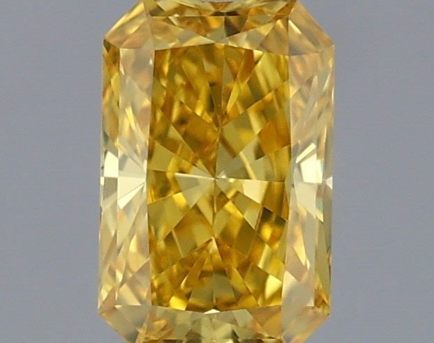 Loose Diamond - RADIANT 0.34ct Fancy Vivid Yellow VS1: Loose Diamond - RADIANT 0.34ct Fancy Vivid Yellow VS1 Source: This is a real non-mined Diamond that has been grown in a lab Shape: RADIANT Carats: 0.34 Color: Fancy Vivid Yellow Certification: IGI Vid