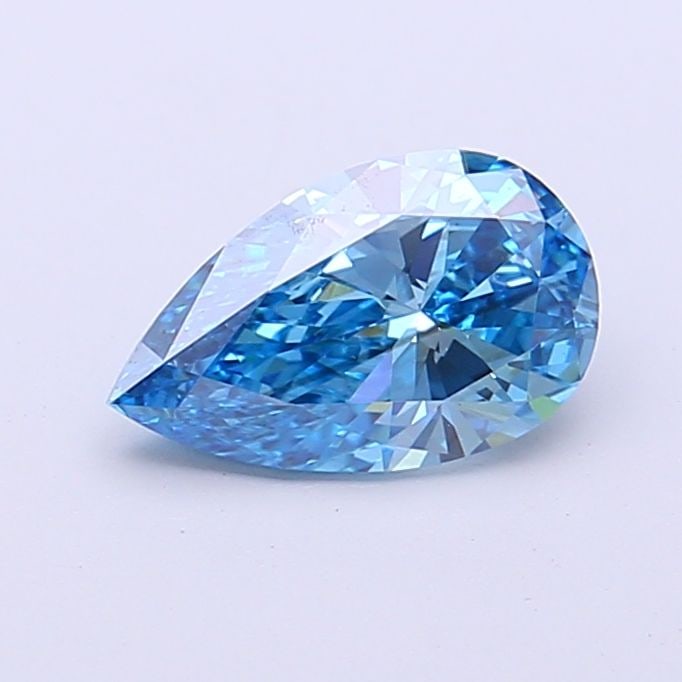 Loose Diamond - PEAR 0.93ct Fancy Vivid Blue VS2: Loose Diamond - PEAR 0.93ct Fancy Vivid Blue VS2 Source: This is a real non-mined Diamond that has been grown in a lab Shape: PEAR Carats: 0.93 Color: Fancy Vivid Blue Certification: IGI Video: