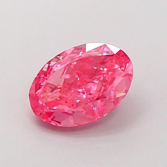 Loose Diamond - OVAL 1.02ct Fancy Vivid Pink VVS2: Loose Diamond - OVAL 1.02ct Fancy Vivid Pink VVS2 Source: This is a real non-mined Diamond that has been grown in a lab Shape: OVAL Carats: 1.02 Color: Fancy Vivid Pink Certification: IGI Video: