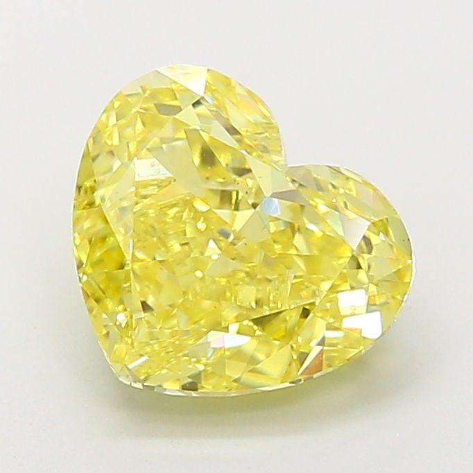 Loose Diamond - HEART 3.03ct Fancy Intense Yellow VS1: Loose Diamond - HEART 3.03ct Fancy Intense Yellow VS1 Source: This is a real non-mined Diamond that has been grown in a lab Shape: HEART Carats: 3.03 Color: Fancy Intense Yellow Certification: IGI Add