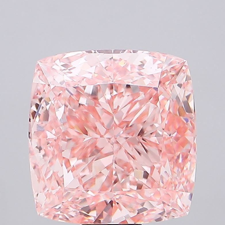Loose Diamond - CUSHION MODIFIED 24.03ct Fancy Vivid Pink VS1: Loose Diamond - CUSHION MODIFIED 24.03ct Fancy Vivid Pink VS1 Source: This is a real non-mined Diamond that has been grown in a lab Shape: CUSHION MODIFIED Carats: 24.03 Color: Fancy Vivid Pink Certif