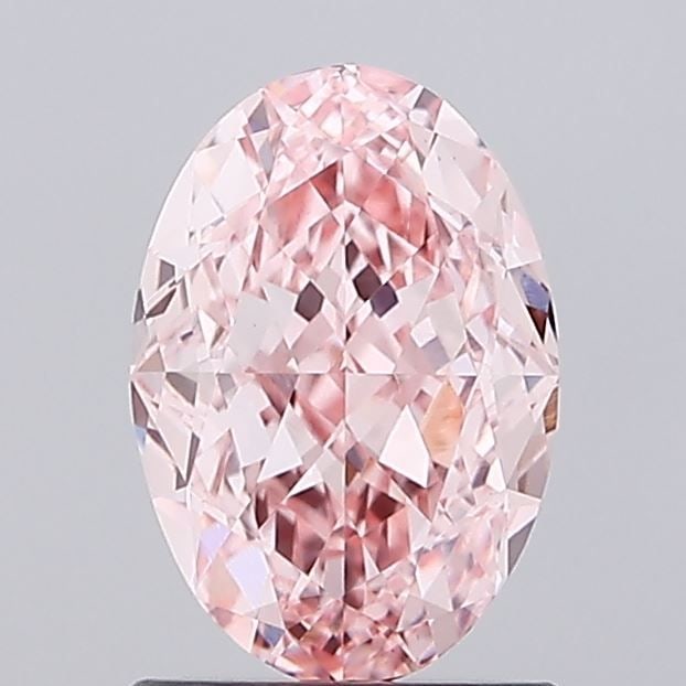 Loose Diamond - OVAL 1.53ct Fancy Vivid Pink VVS2: Loose Diamond - OVAL 1.53ct Fancy Vivid Pink VVS2 Source: This is a real non-mined Diamond that has been grown in a lab Shape: OVAL Carats: 1.53 Color: Fancy Vivid Pink Certification: IGI Video: