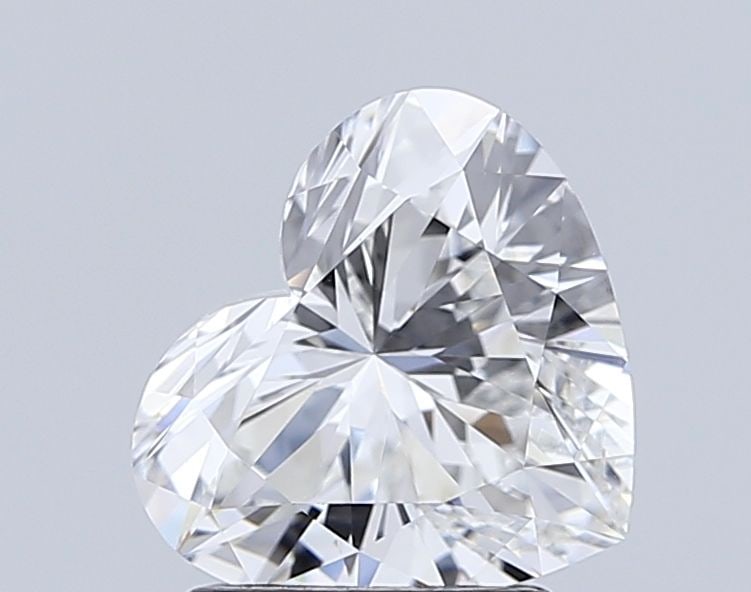 Loose Diamond - HEART 2.53ct E VVS1: Loose Diamond - HEART 2.53ct E VVS1 Source: This is a real non-mined Diamond that has been grown in a lab Shape: HEART Carats: 2.53 Color: E Clarity: VVS1 Certification: IGI Video: