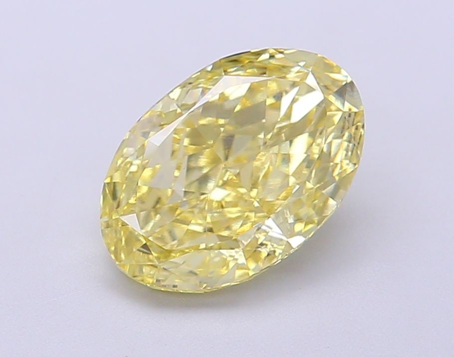 Loose Diamond - OVAL 2.19ct Fancy Intense Yellow VS1: Loose Diamond - OVAL 2.19ct Fancy Intense Yellow VS1 Source: This is a real non-mined Diamond that has been grown in a lab Shape: OVAL Carats: 2.19 Color: Fancy Intense Yellow Certification: IGI Video