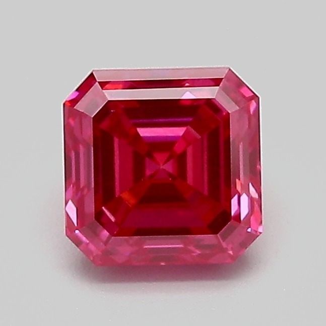 Loose Diamond - ASSCHER 1.06ct Fancy Vivid Pink VS2 (1 of 1)