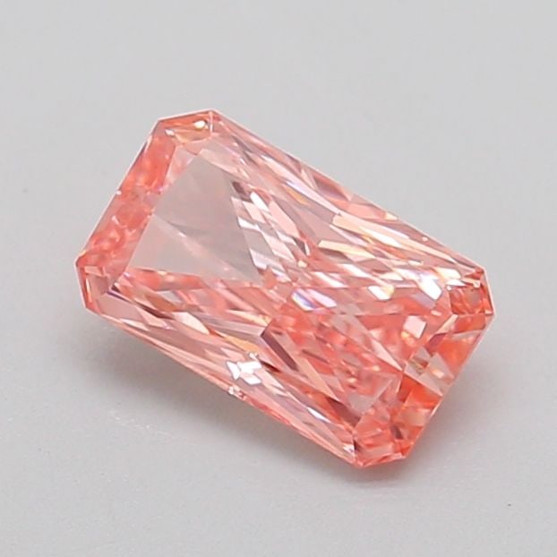 Loose Diamond - RADIANT 0.84ct Fancy Vivid Pink VS2: Loose Diamond - RADIANT 0.84ct Fancy Vivid Pink VS2 Source: This is a real non-mined Diamond that has been grown in a lab Shape: RADIANT Carats: 0.84 Color: Fancy Vivid Pink Certification: IGI Video: