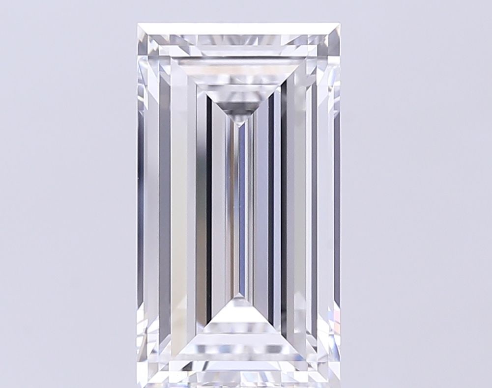 Loose Diamond - BAGUETTE 5.4ct E VVS1: Loose Diamond - BAGUETTE 5.4ct E VVS1 Source: This is a real non-mined Diamond that has been grown in a lab Shape: BAGUETTE Carats: 5.4 Color: E Clarity: VVS1 Certification: GIA Video: