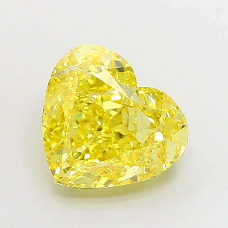 Loose Diamond - HEART 3.03ct Fancy Intense Yellow VS2: Loose Diamond - HEART 3.03ct Fancy Intense Yellow VS2 Source: This is a real non-mined Diamond that has been grown in a lab Shape: HEART Carats: 3.03 Color: Fancy Intense Yellow Certification: IGI Vid