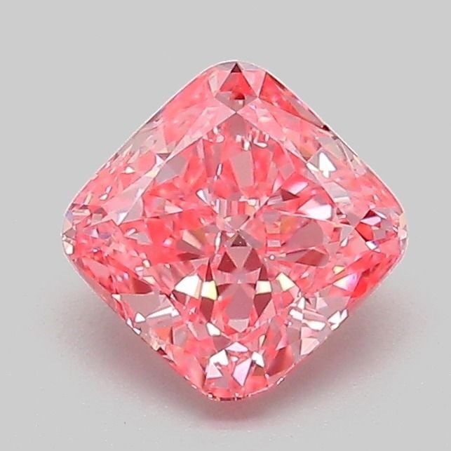 Loose Diamond - CUSHION MODIFIED 1.0ct Fancy Vivid Pink VVS2: Loose Diamond - CUSHION MODIFIED 1.0ct Fancy Vivid Pink VVS2 Source: This is a real non-mined Diamond that has been grown in a lab Shape: CUSHION MODIFIED Carats: 1.0 Color: Fancy Vivid Pink Certifica