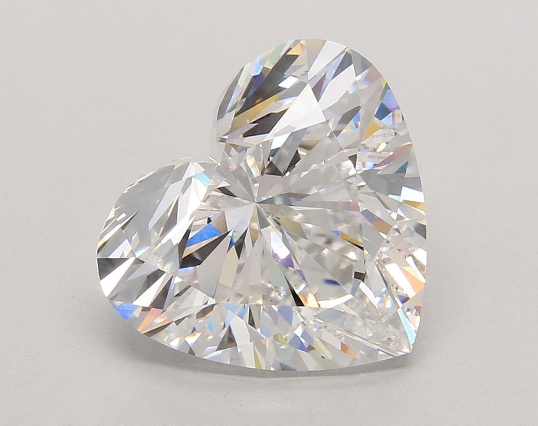 Loose Diamond - HEART 7.09ct E VS1: Loose Diamond - HEART 7.09ct E VS1 Source: This is a real non-mined Diamond that has been grown in a lab Shape: HEART Carats: 7.09 Color: E Clarity: VS1 Certification: IGI Video: