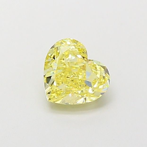 Loose Diamond - HEART 1.27ct Fancy Intense Yellow VS1: Loose Diamond - HEART 1.27ct Fancy Intense Yellow VS1 Source: This is a real non-mined Diamond that has been grown in a lab Shape: HEART Carats: 1.27 Color: Fancy Intense Yellow Certification: IGI Vid
