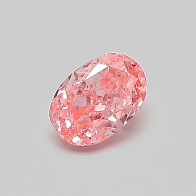 Loose Diamond - OVAL 0.35ct Fancy Vivid Pink SI1: Loose Diamond - OVAL 0.35ct Fancy Vivid Pink SI1 Source: This is a real non-mined Diamond that has been grown in a lab Shape: OVAL Carats: 0.35 Color: Fancy Vivid Pink Certification: IGI Additional im
