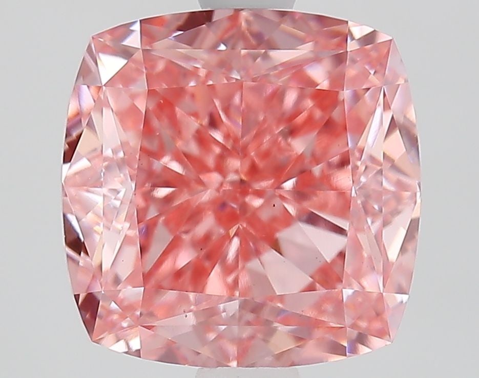 Loose Diamond - CUSHION MODIFIED 2.78ct Fancy Vivid Pink VS1: Loose Diamond - CUSHION MODIFIED 2.78ct Fancy Vivid Pink VS1 Source: This is a real non-mined Diamond that has been grown in a lab Shape: CUSHION MODIFIED Carats: 2.78 Color: Fancy Vivid Pink Certific