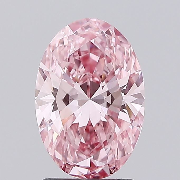 Loose Diamond - OVAL 2.08ct Fancy Vivid Pink VS1: Loose Diamond - OVAL 2.08ct Fancy Vivid Pink VS1 Source: This is a real non-mined Diamond that has been grown in a lab Shape: OVAL Carats: 2.08 Color: Fancy Vivid Pink Certification: IGI Video: