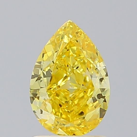 Loose Diamond - PEAR 1.37ct Fancy Vivid Yellow VS1: Loose Diamond - PEAR 1.37ct Fancy Vivid Yellow VS1 Source: This is a real non-mined Diamond that has been grown in a lab Shape: PEAR Carats: 1.37 Color: Fancy Vivid Yellow Certification: IGI Video:
