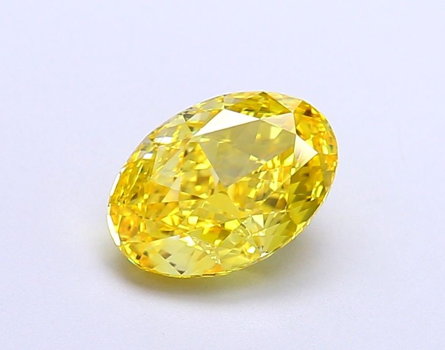 Loose Diamond - OVAL 1.66ct Fancy Vivid Yellow VS1: Loose Diamond - OVAL 1.66ct Fancy Vivid Yellow VS1 Source: This is a real non-mined Diamond that has been grown in a lab Shape: OVAL Carats: 1.66 Color: Fancy Vivid Yellow Certification: IGI Video: