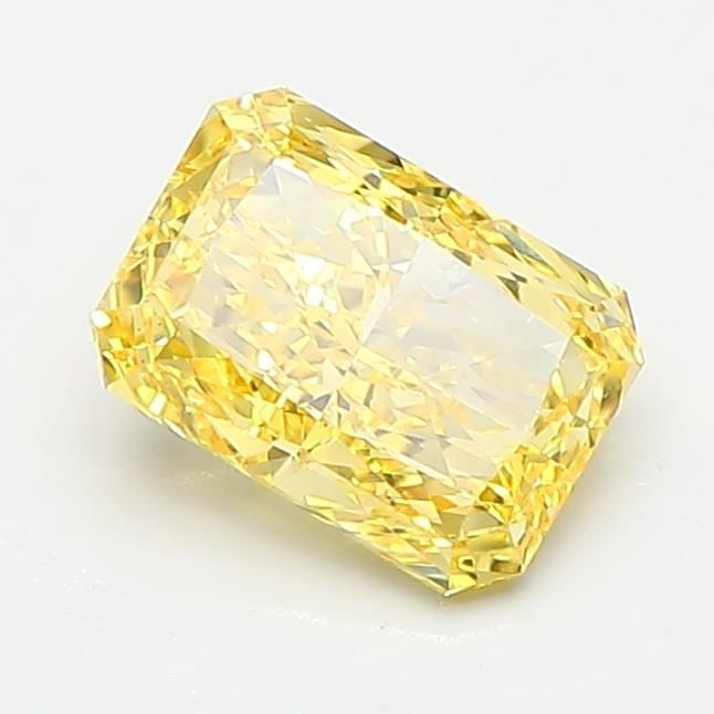 Loose Diamond - RADIANT 1.02ct Fancy Vivid Yellow VS1: Loose Diamond - RADIANT 1.02ct Fancy Vivid Yellow VS1 Source: This is a real non-mined Diamond that has been grown in a lab Shape: RADIANT Carats: 1.02 Color: Fancy Vivid Yellow Certification: IGI Vid