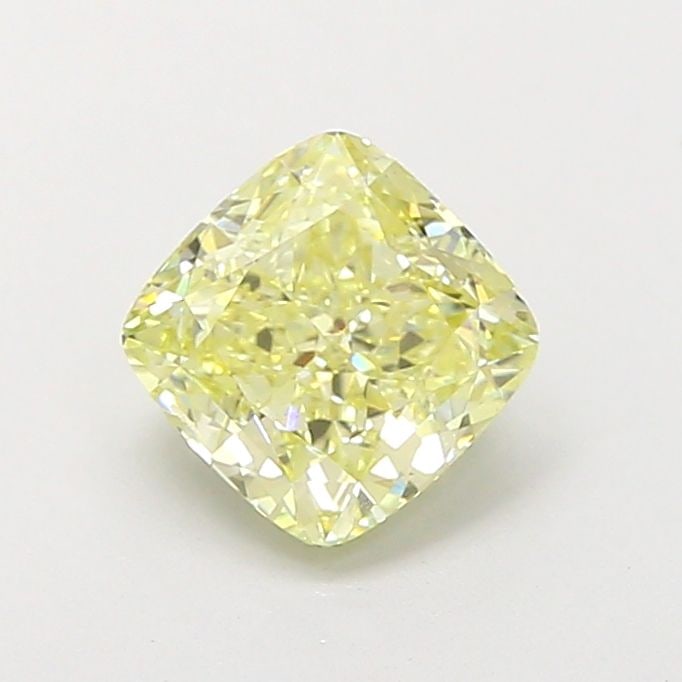 Loose Diamond - CUSHION MODIFIED 1.24ct Fancy Yellow VS1: Loose Diamond - CUSHION MODIFIED 1.24ct Fancy Yellow VS1 Source: This is a real non-mined Diamond that has been grown in a lab Shape: CUSHION MODIFIED Carats: 1.24 Color: Fancy Yellow Certification: I