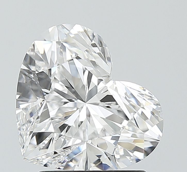 Loose Diamond - HEART 2.05ct D VVS2: Loose Diamond - HEART 2.05ct D VVS2 Source: This is a real non-mined Diamond that has been grown in a lab Shape: HEART Carats: 2.05 Color: D Clarity: VVS2 Certification: IGI Video:
