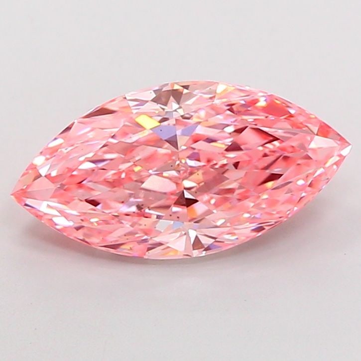 Loose Diamond - MARQUISE 4.55ct Fancy Vivid Pink VS2: Loose Diamond - MARQUISE 4.55ct Fancy Vivid Pink VS2 Source: This is a real non-mined Diamond that has been grown in a lab Shape: MARQUISE Carats: 4.55 Color: Fancy Vivid Pink Certification: IGI Video