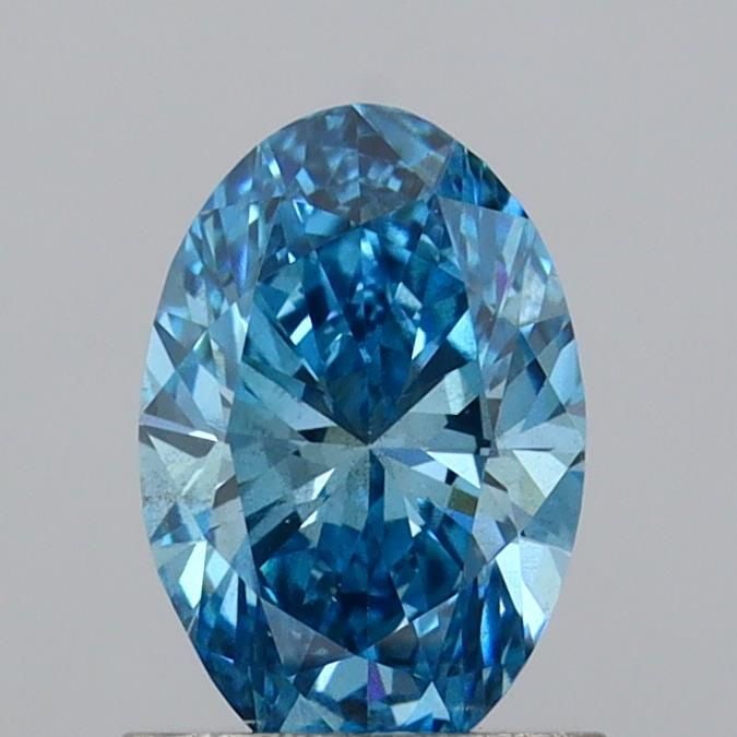 Loose Diamond - OVAL 1.02ct Fancy Vivid Blue SI1: Loose Diamond - OVAL 1.02ct Fancy Vivid Blue SI1 Source: This is a real non-mined Diamond that has been grown in a lab Shape: OVAL Carats: 1.02 Color: Fancy Vivid Blue Certification: IGI Video: