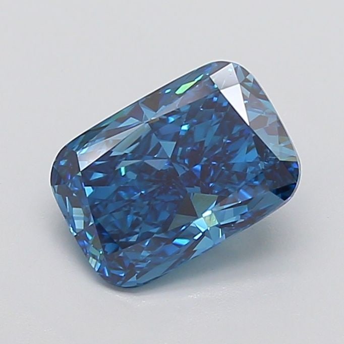 Loose Diamond - CUSHION MODIFIED 3.41ct Fancy Vivid Blue VS1 (1 of 1)